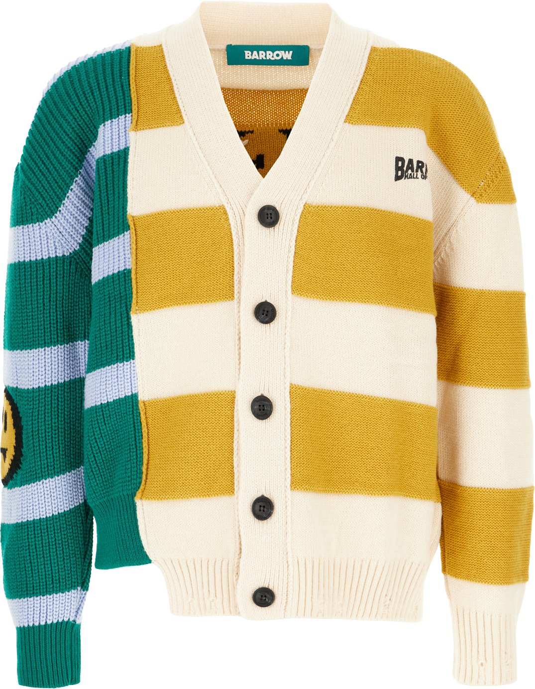 Barrow Multicolor wool and acrylic cardigan