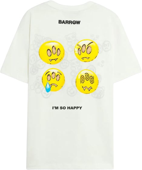 jersey t-shirt smiley off white