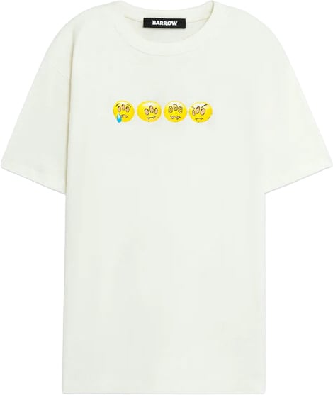 jersey t-shirt smiley off white