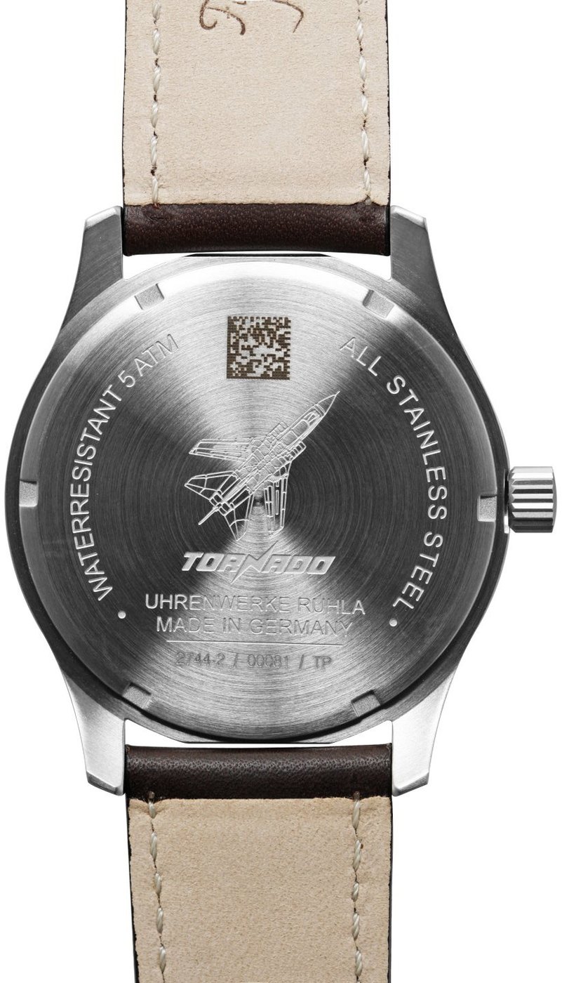 2744-2 Aviation Tornado horloge 42 mm