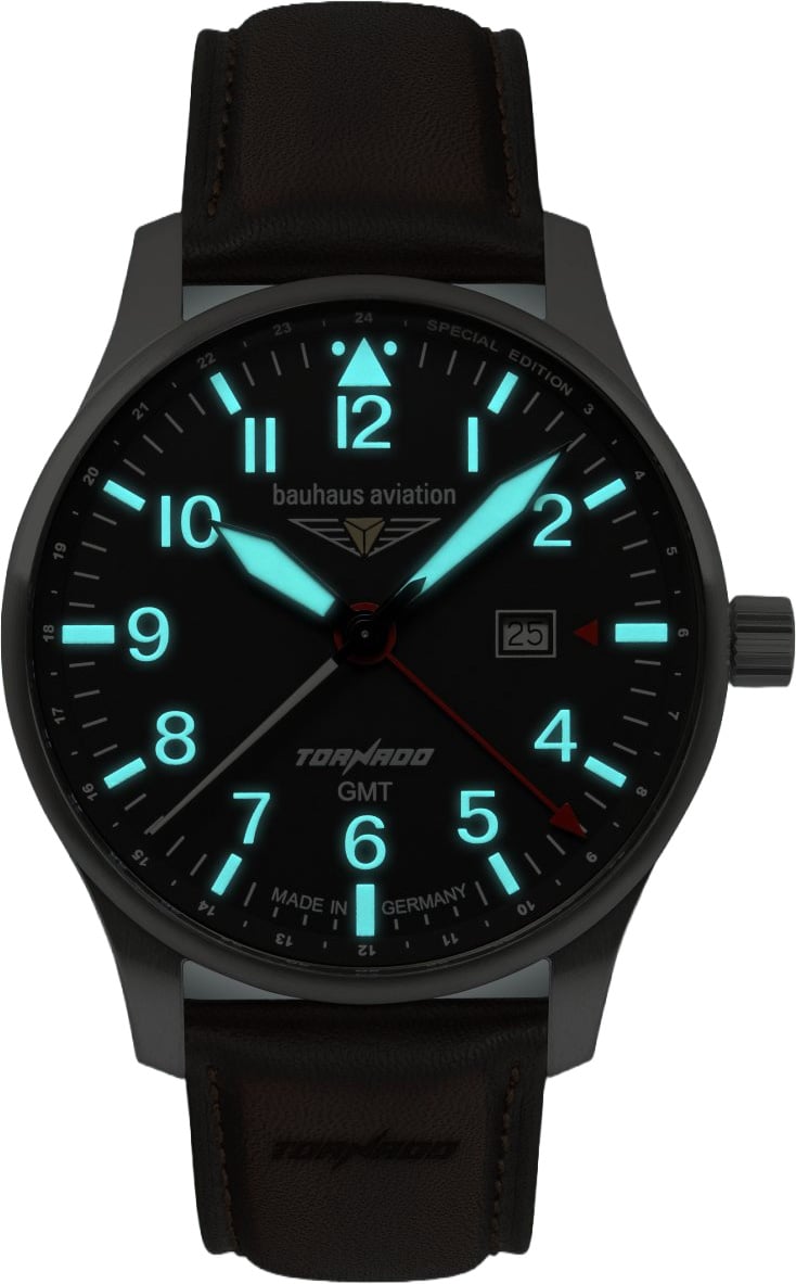 2744-2 Aviation Tornado horloge 42 mm