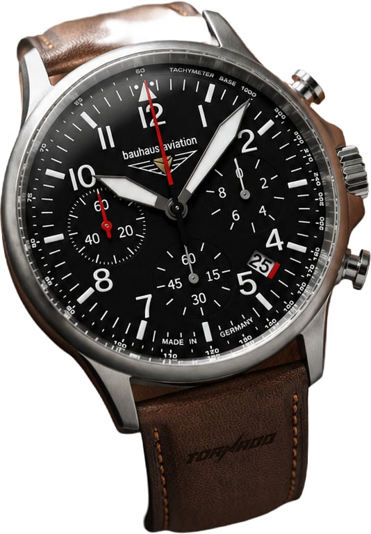 2774-2 Aviation Tornado chronograaf horloge 42 mm