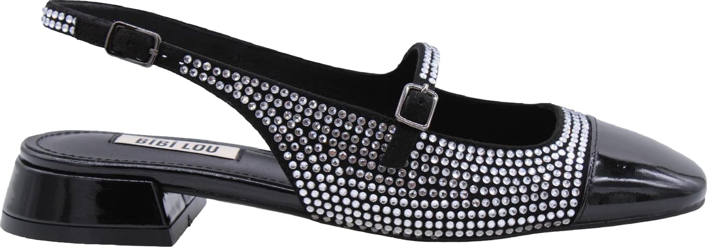 Mary Jane Slingback Black