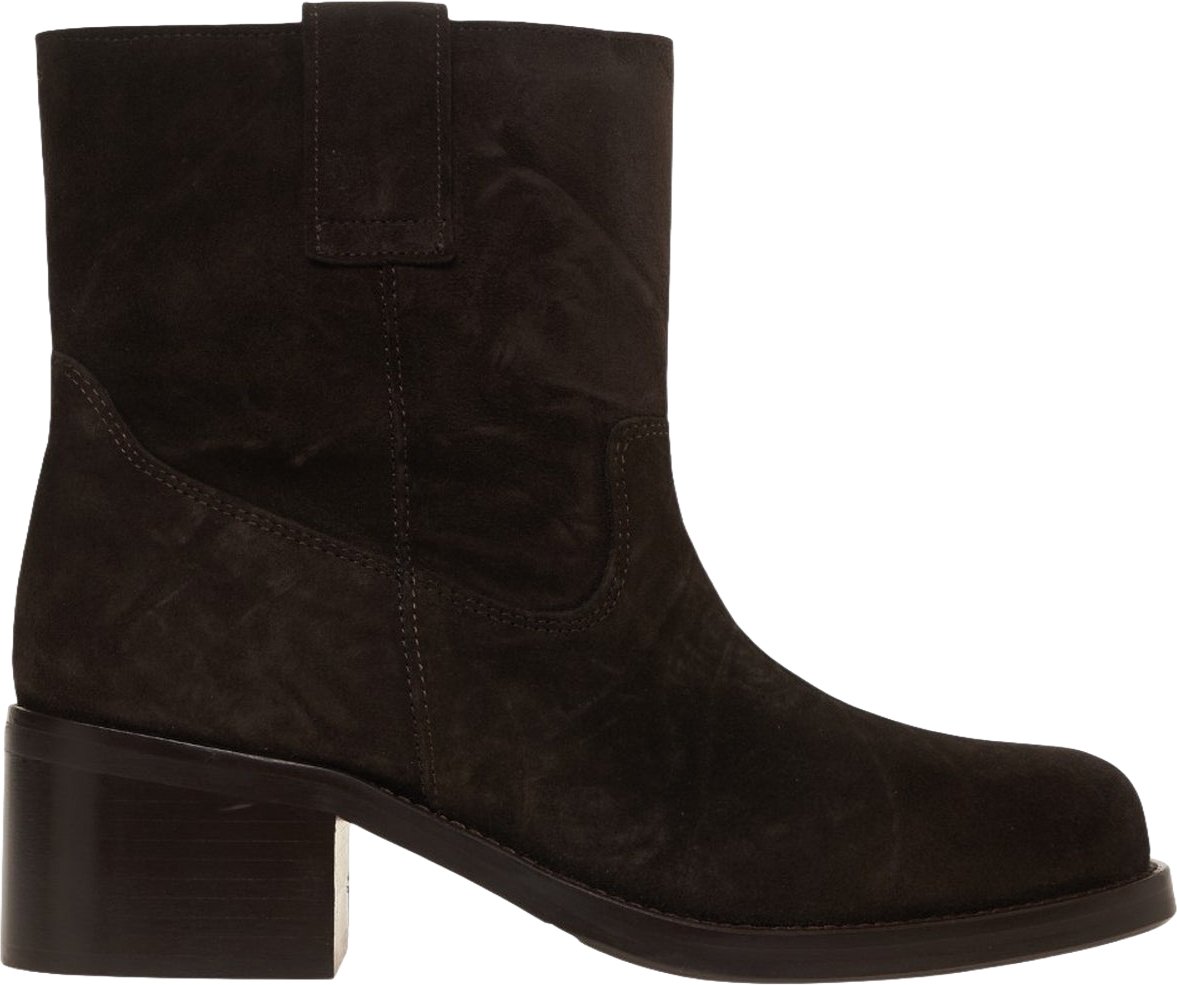 Suede ankle boots