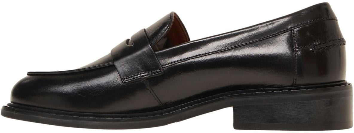 Leather loafers