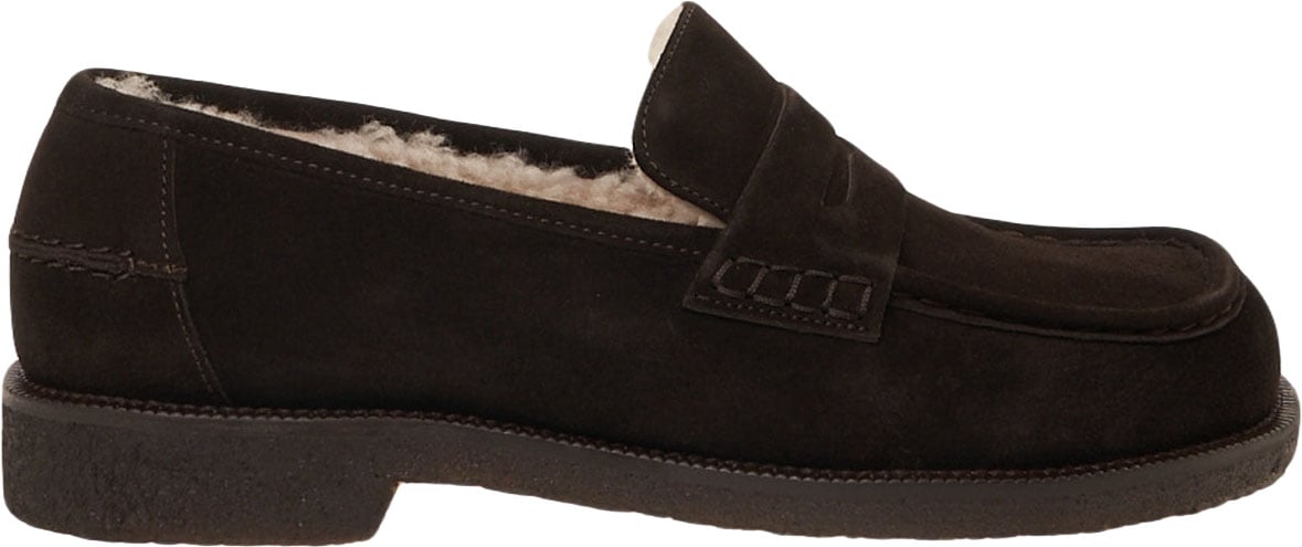 Suede loafers