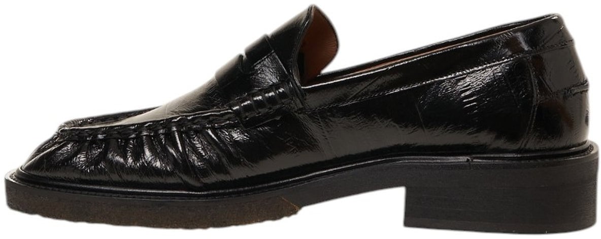 Leather loafers