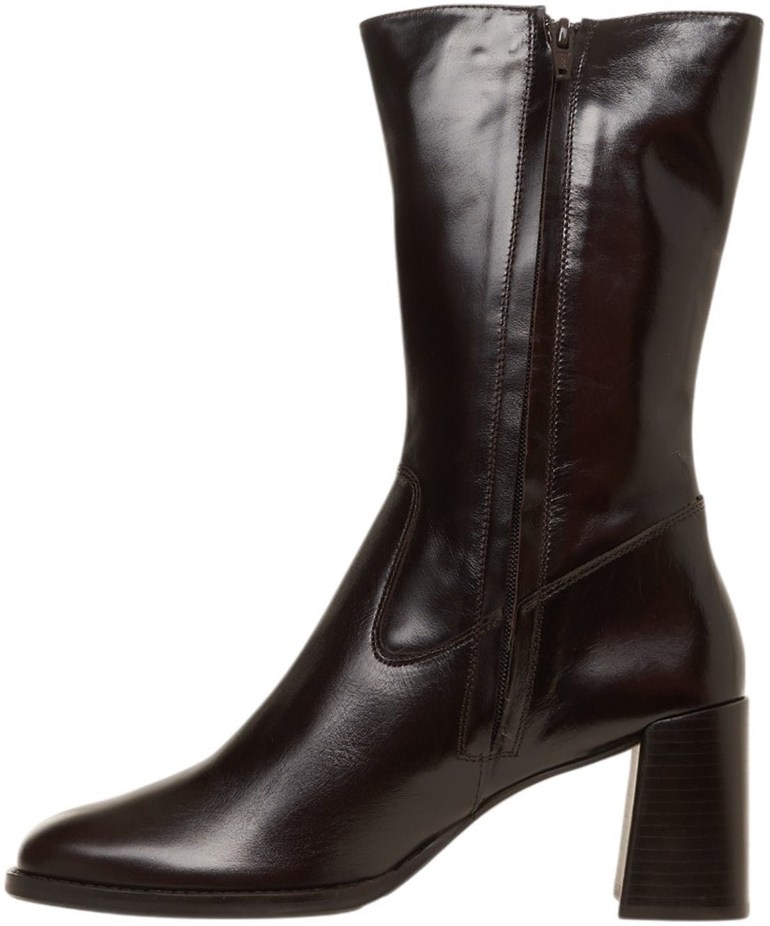 Leather boots