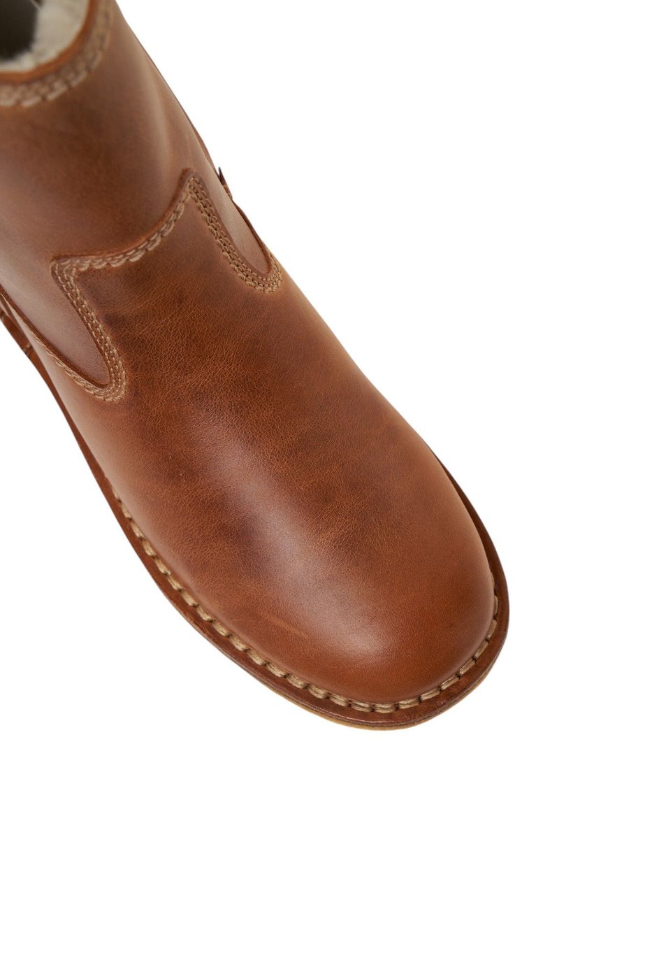 Leather boots