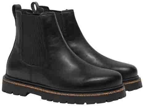 Birkenstock Black Leather Ankle Boots