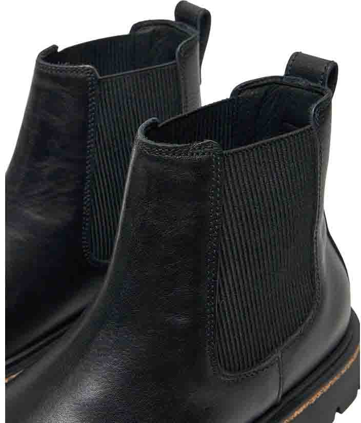 Birkenstock Black Leather Ankle Boots