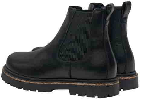 Birkenstock Black Leather Ankle Boots