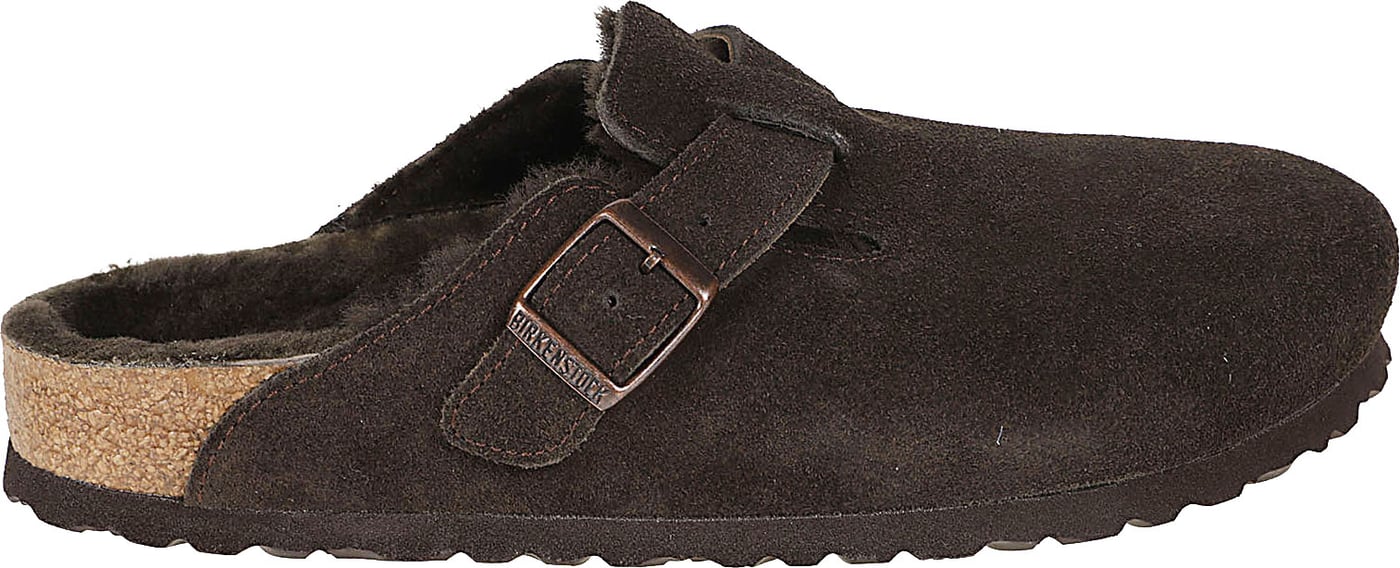 Boston Shearling Sandals Brown