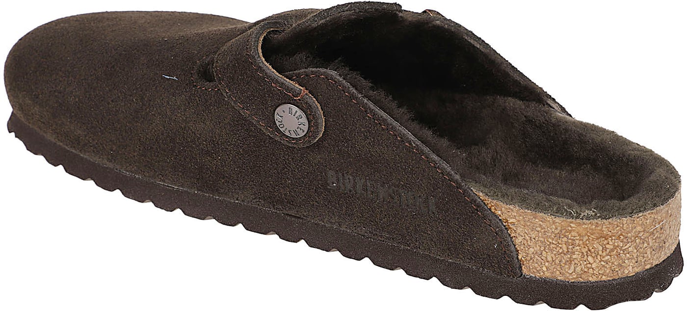 Boston Shearling Sandals Brown