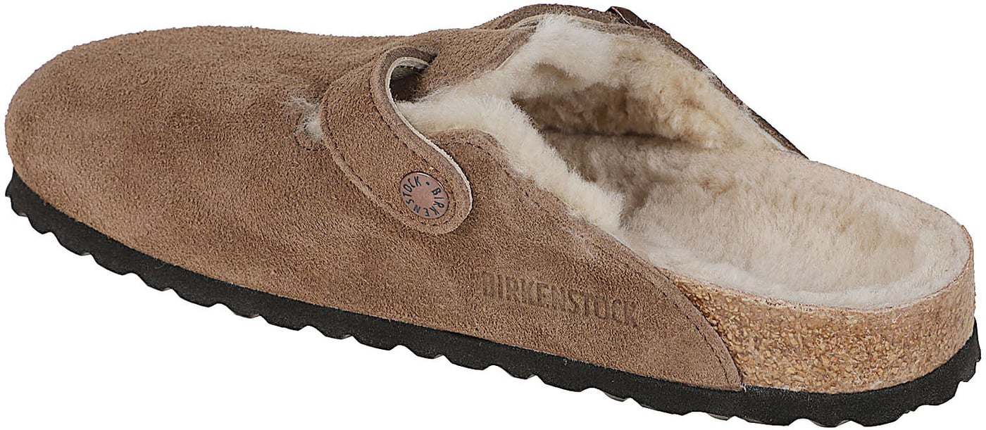 Boston Shearling Sandals Nude