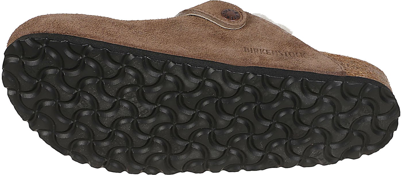 Boston Shearling Sandals Nude