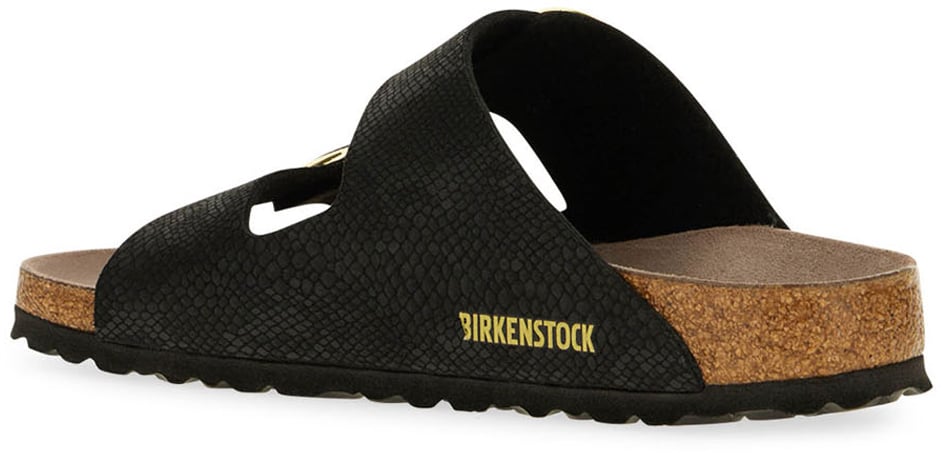 Birkenstock Black leather Arizona Big Buckle sandals