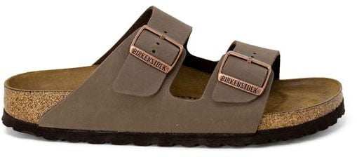 Birkenstock Brown Leather Flat Sandals