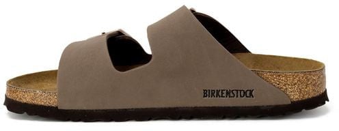 Birkenstock Brown Leather Flat Sandals