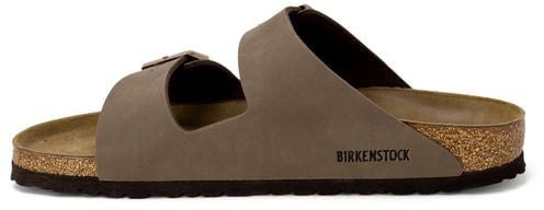 Birkenstock Brown Synthetic Flat Sandals