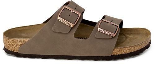 Birkenstock Brown Synthetic Flat Sandals