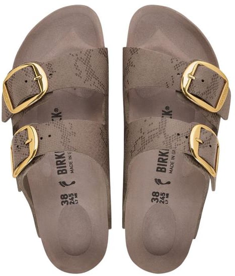 Birkenstock Gray Synthetic Flat Sandals