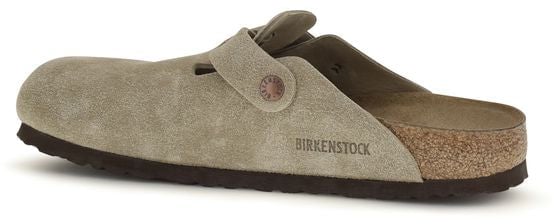 BIRKENSTOCK 1774 Beige Calf Leather Bos Taurus Mules