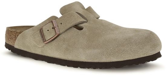 BIRKENSTOCK 1774 Beige Calf Leather Bos Taurus Mules