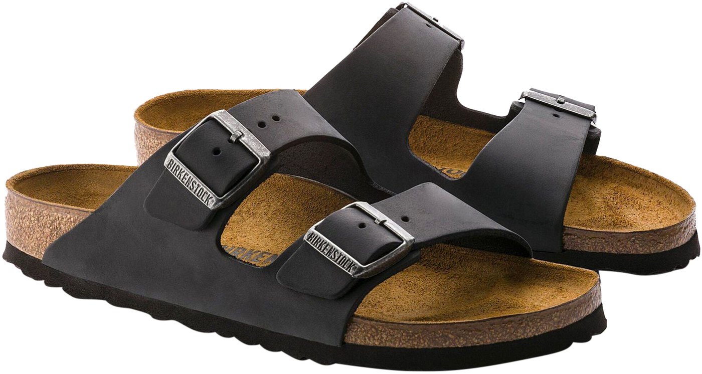 Ciabatta Arizona Oiled Leather Nera