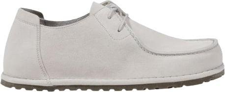Birkenstock White Leather Slip-On Loafers