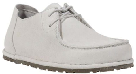 Birkenstock White Leather Slip-On Loafers