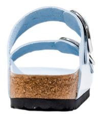 Birkenstock Blue Artificial Leather Slippers