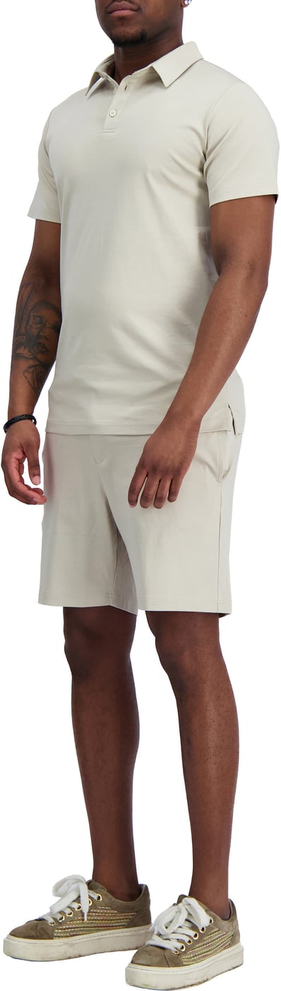 MERCERISED POLO TWINSET