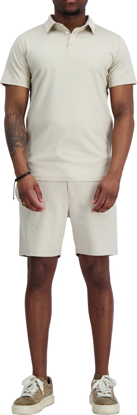 MERCERISED POLO TWINSET