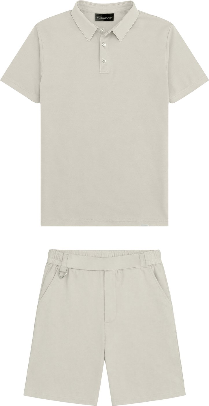 MERCERISED POLO TWINSET