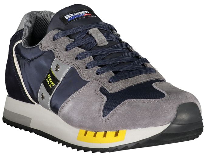 Blauer Blue Leather Men Sneaker