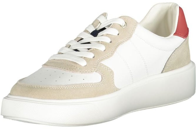 Blauer White Polyurethane Men Sneaker