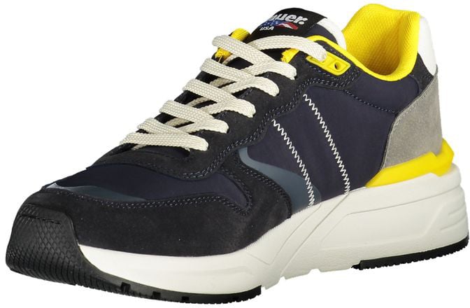 Blauer Blue Polyurethane Mens Sneaker