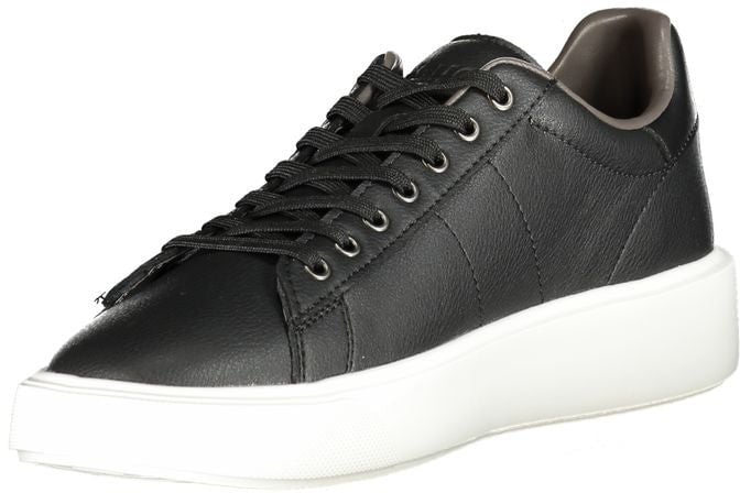 Blauer Black Polyurethane Men's Sneaker
