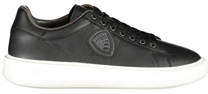 Blauer Black Polyurethane Men's Sneaker