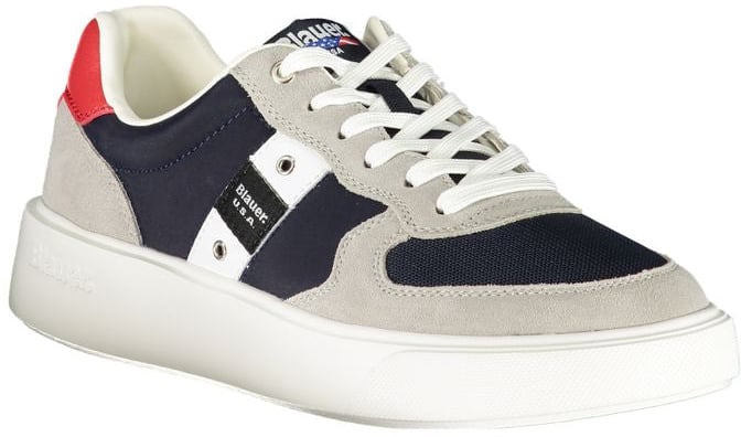 Blauer Blue Polyurethane Men Sneaker
