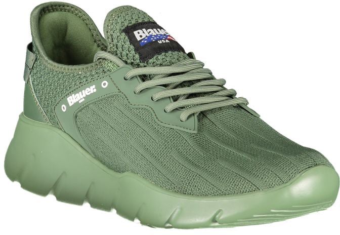 Blauer Verde Polyester Men Sneaker