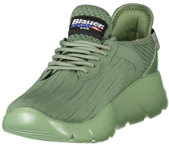 Blauer Verde Polyester Men Sneaker