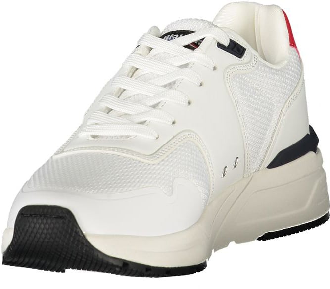 Blauer White Polyester Men's Sneaker