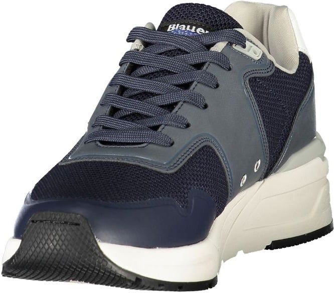Blauer Blu Polyester Men Sneaker