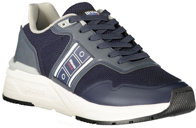 Blauer Blu Polyester Men Sneaker