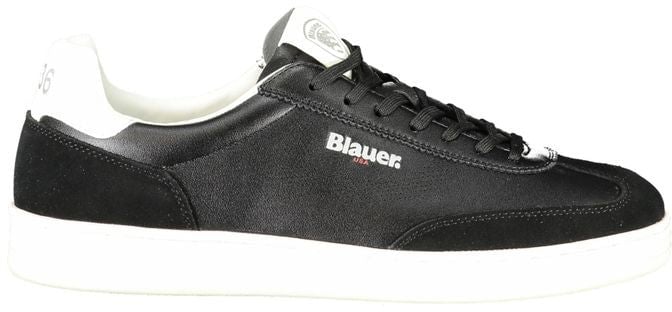 Blauer Black Polyurethane Men's Sneaker