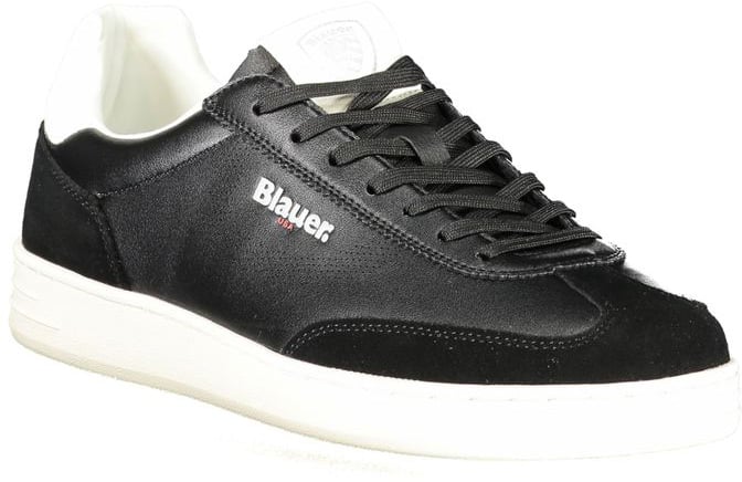 Blauer Black Polyurethane Men's Sneaker