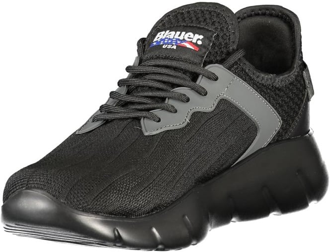 Blauer Black Polyester Men Sneaker