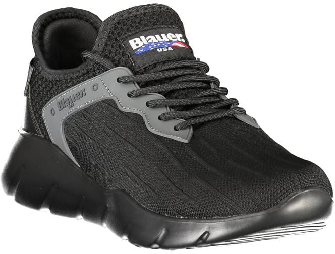 Blauer Black Polyester Men Sneaker